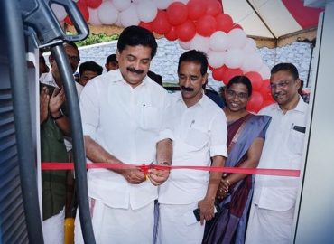 The first public electric vehicle charging station in Idukki district has started operations